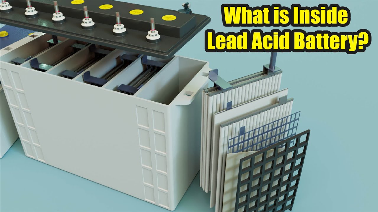 What is Inside Lead Acid Battery? | Full Working Principle & Chemical Reaction