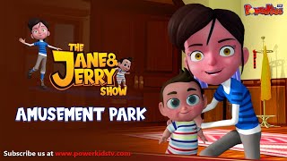 Jane & Jerry | Amusement Park | Comedy Series | Cartoon Animation | @PowerKidstv screenshot 4