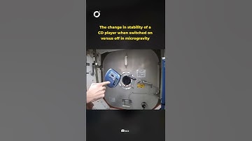 Spinning a CD Player in Space – What Happens? 🚀 #shortsfeed #nasa #technology