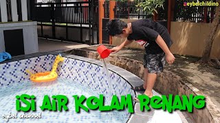 EYBEL SIBUK ISI AIR KOLAM RENANG - VIDEO LUCU