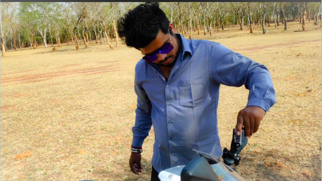 how to mount action camera on bike mirror YouTube