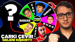 ÇARKI ÇEVİR GELEN YOUTUBER’I KIŞKIRT ! | PUBG MOBİLE