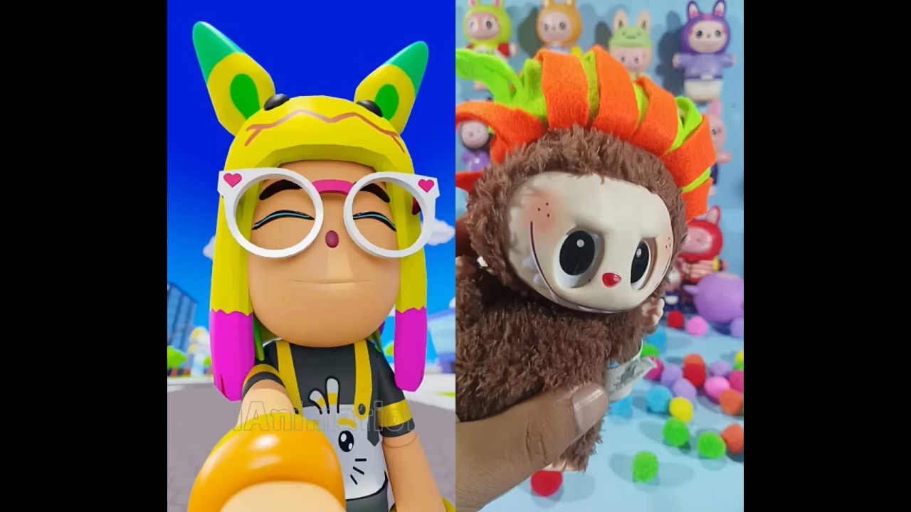 Rock you BODY Labubu 🤪 PK XD Meme 