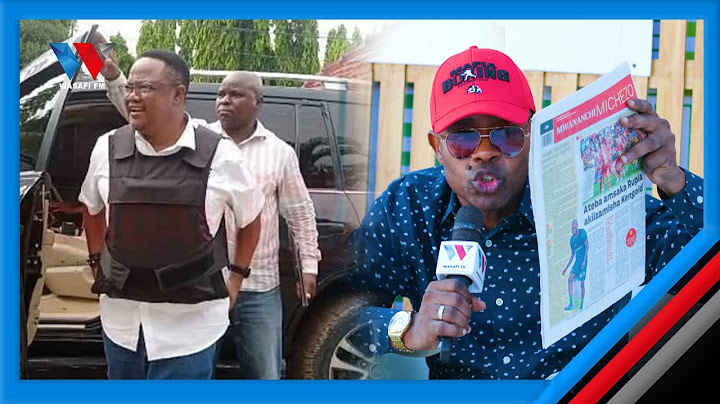 LISSU ARUDISHA FOMU AKIWA AMEVAA BULLETPROOF