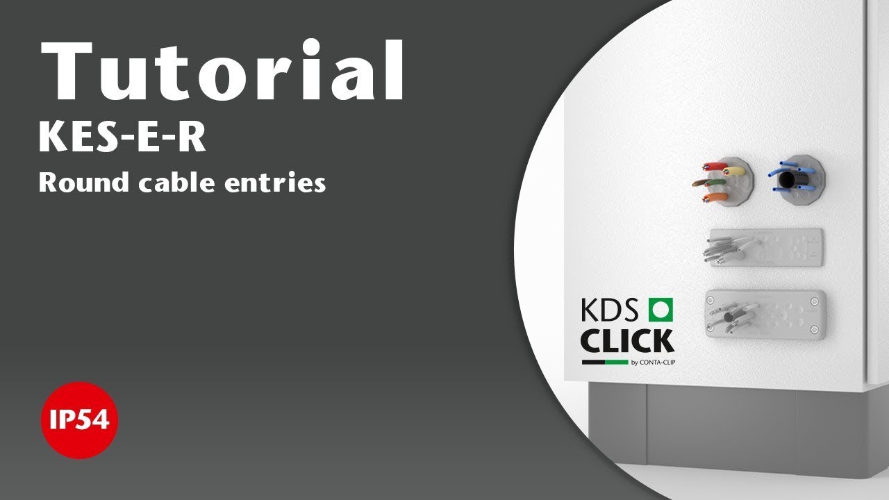 Tutorial: Mounting instructions cable entry system KES-E-R