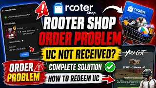 Rooter Shop UC Purchase Failed? | Fix Order Problem & Redeem BGMI UC (2026) screenshot 5