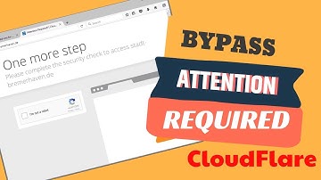 bypass captcha cloudflare one more step in one click ( bypass attention required 2019)
