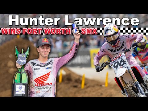 Debut 450 Win for Hunter Lawrence at Fort Worth SMX! | SuperMotocross Round 2