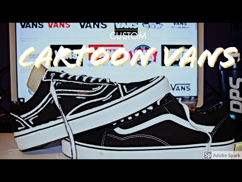 Custom Cartoon Vans - YouTube