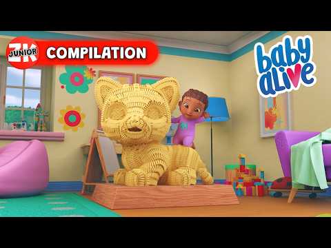 A True Meowsterpiece 🐱 Baby Alive | Episode Compilation | ZeeKay Junior
