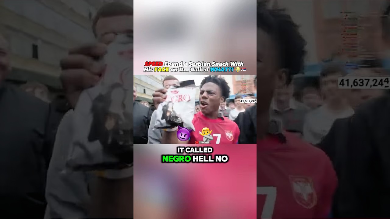 IShowSpeed Discovers a Snack Named “Negro” With His FACE on It 😳🇷🇸 