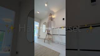 Satisfying Hallway Reset ✨ ASMR Cleaning Motivation #shorts