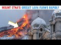 1 minute ago!! Mount Etna in Italy Cracked and Collapsed into the Sea!! Huge Lava Flows Rapidly