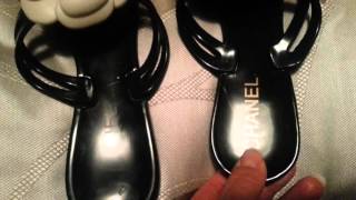 How to spot a FAKE pair of Chanel Camellia Jelly Flip Flops
