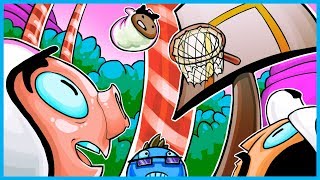 Golf With Friends Funny Moments! - Candyland Basketball Rage!! (Evil Donut Man!)