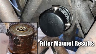 Oil Filter Magnets Motorcycle Results
0:00 Intro
1:25 Results
3:30 Magnets used
3:58 Conclusion Oil Filter Magnets Motorcycle Results