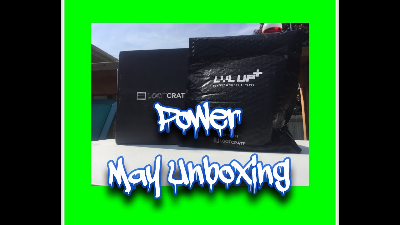 Level UP T-Shirt + Loot Crate May Unboxing Power