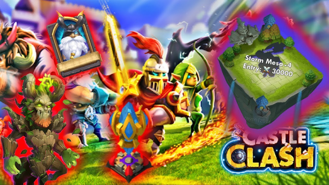 S1LP5 Castle Clash CZ/SK Rolling za gemy + Trentaur, Šestá věž + vylepšování a všechny Messi + trial