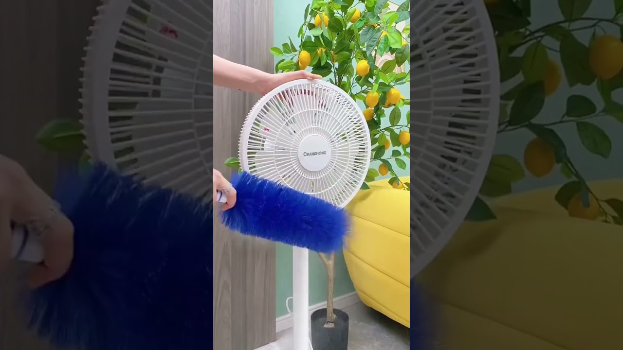 Satisfying 360° Deep Cleaning Brush: Watch Dust Vanish from Fans, ACs & Heaters! 😍✨ 