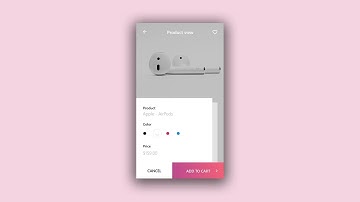 Mobile App UI Design Speed Art #4 - Product view [Adobe XD]