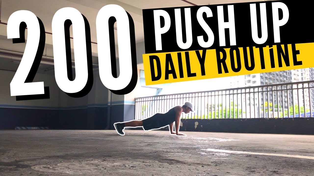 200 Push Up Routine | Chest Workout at Home - Daily Push Up Motivation ...
