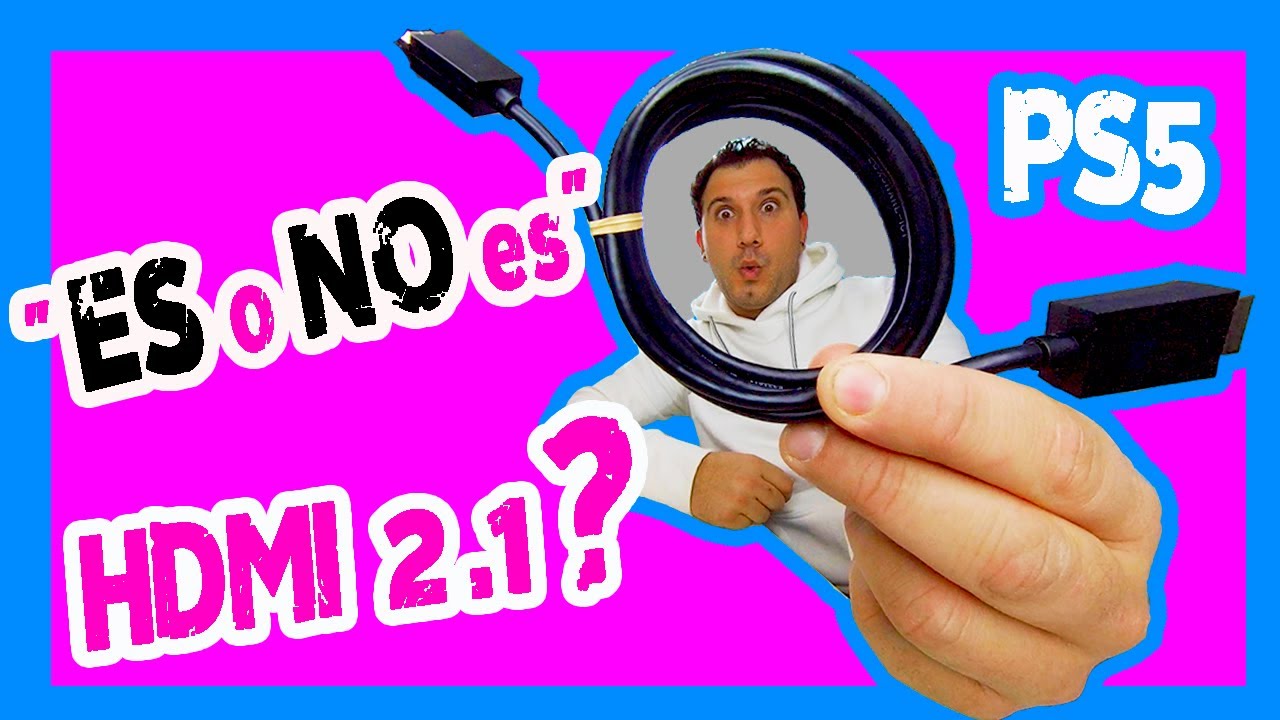 🚀¿El cable HDMI de Playstation 5 (( ES o NO es )) HDMI 2.1? 😲 + PS5