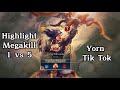 Tng hp highlight yorn tik tok 1 vs 5 megakill