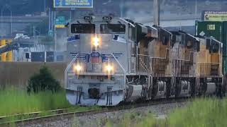 COLOSSAL SIZED UP FREIGHT TRAINS! 4 massive trains with 3 stacks, 1 manifest, 1943, CSX D- 8s & more
