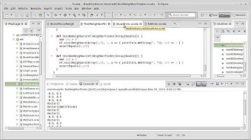 Testing Spatial Trees (using Scala)