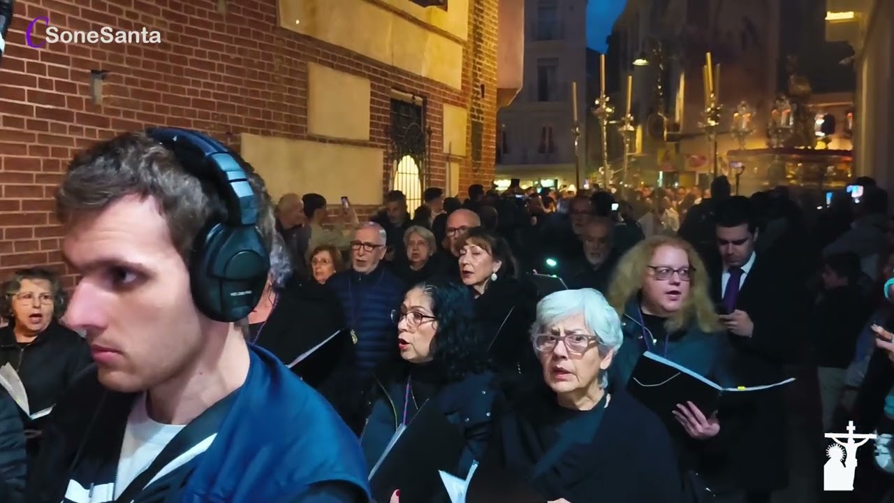 VIA CRUCIS Cuaresma 2025 Málaga, Stmo. Cristo de la Sagrada Cena, por Calle Santa Lucia - Granada