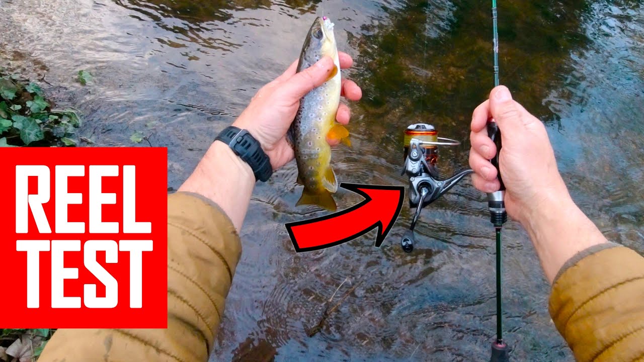 KastKing Kestrel Spin reel test whilst Trout fishing. Ultimate
