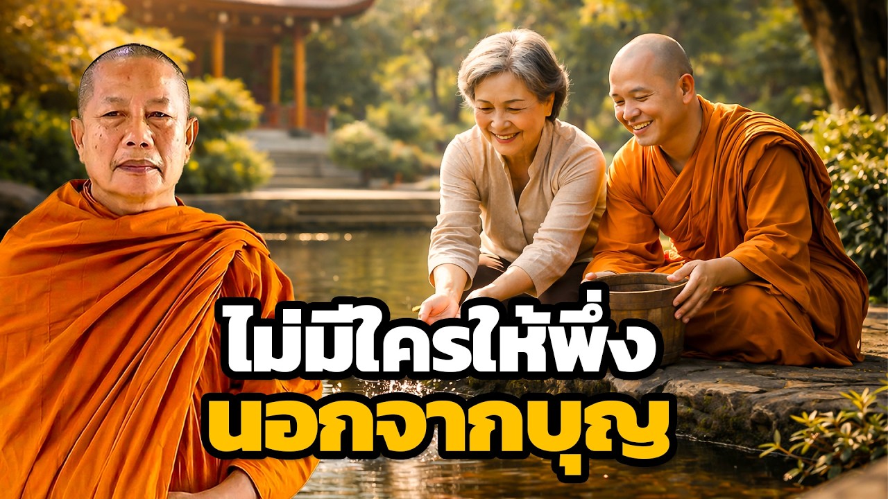 ชีวิตนี้ไม่มีใครพึ่งได้ นอกจากบุญ..ธรรมะคลายทุกข์ พระมหาบุญช่วย ปัญญาวชิโร