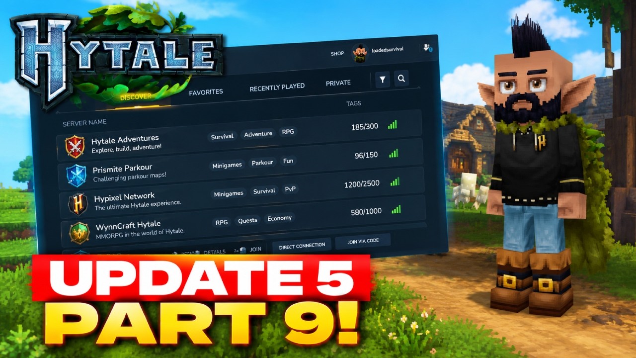 Hytale Update 5 Part 9 Is Here! (Final Part) - YouTube