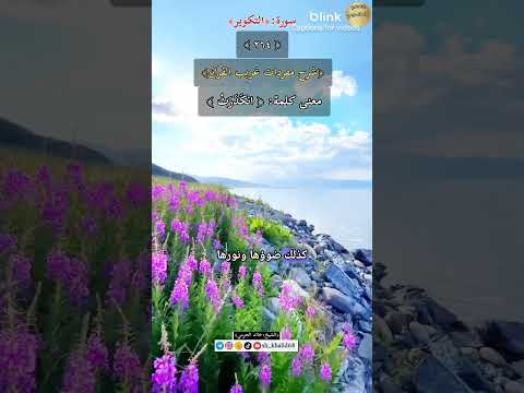 معنى كلمة انكدرت ٢٦٤ شرح مفردات غريب القرآن سورة التكوير الشيخ خالد الحرمي