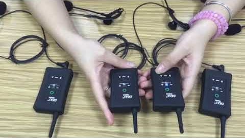 EJEAS FBIM Bluetooth Referee Intercom System Pairing Tutorial