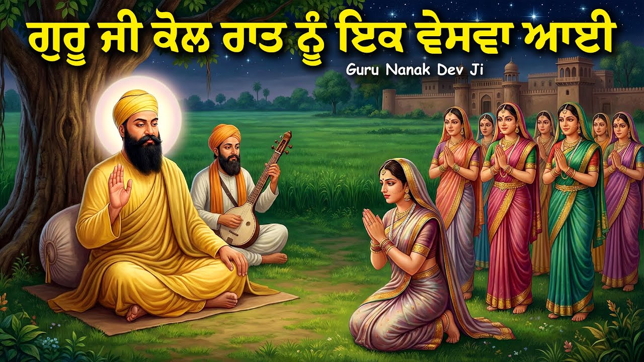 ਗੁਰੂ ਜੀ ਕੋਲ ਰਾਤ ਨੂੰ ਇਕ ਵੇਸਵਾ ਪਦਮਨੀ ਆਈ | ਗੁਰੂ ਨਾਨਕ ਦੇਵ ਜੀ ਸਾਖੀ | Remix Katha | Ikk Panjab