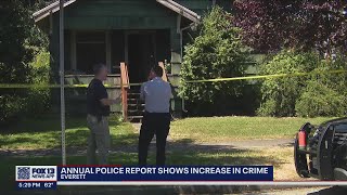 Annual police report shows increase in crime in Everett | FOX 13 Seattle