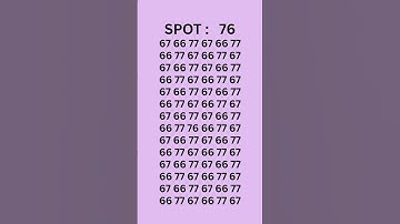 can you find 76 in 5 seconds? #wordpuzzlegame #game #mathematics #mindbendingquiz #puzzle6 5