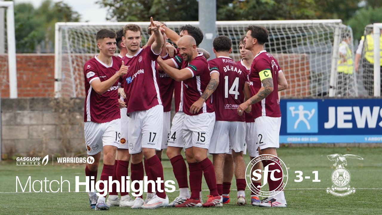 WarriorsTV || Highlights || Stenhousemuir 3-1 Inverness CT || William Hill Championship
