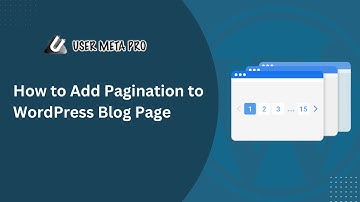 How to Add Pagination in Wordpress Blog Page