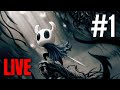 HOLLOW KNIGHT Playthrough Part 1 - Livestream