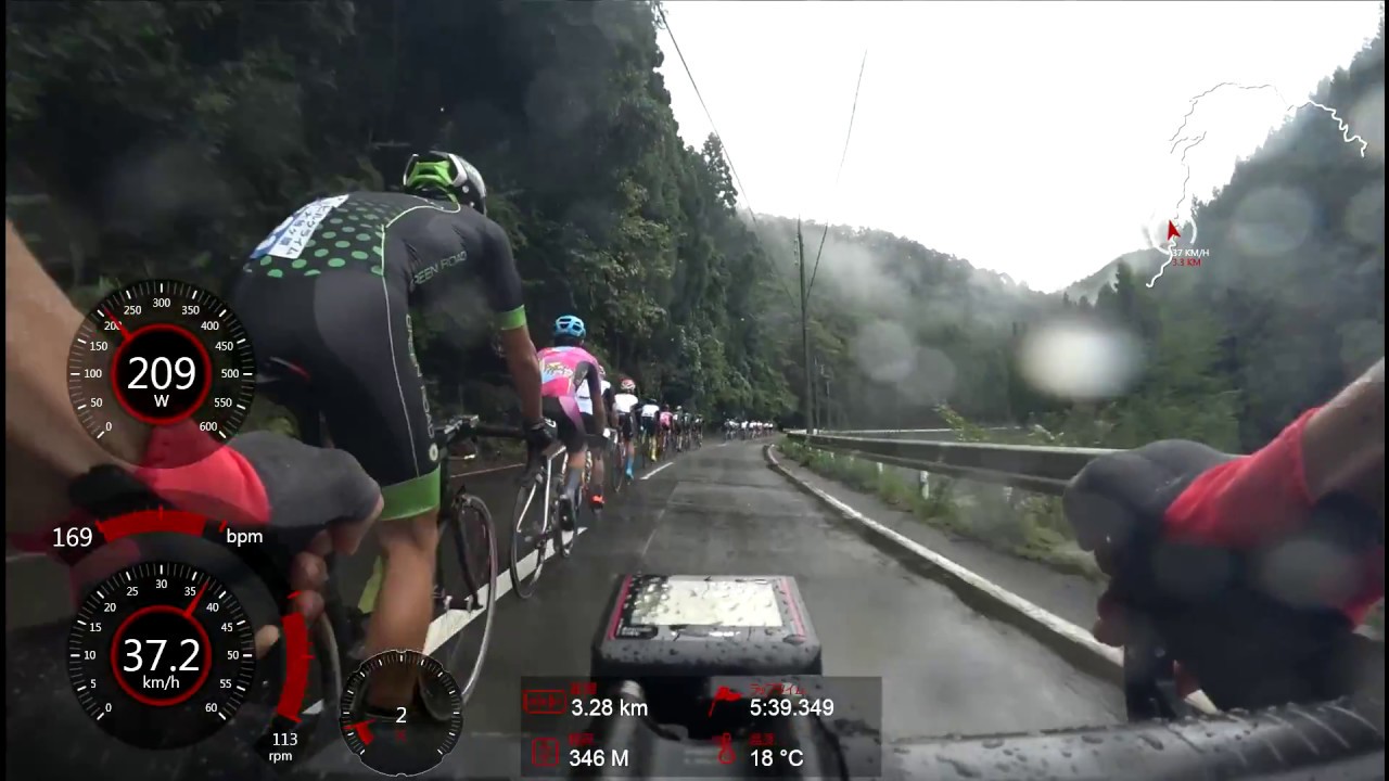 第17回ヒルクライム大台ヶ原 Since 2001 2018年大会 チーム対抗クラス記録なし データ付き Youtube