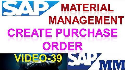 How to Configure Create Purchase Order in Material Management | Purchase Order | DK TECHNOLOGIES