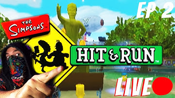 GuuDz LiVE 🔴| THE SIMPSONS HIT & RUN PS2 pt2 Bart Downtown Springfield Missions playthrough & gags