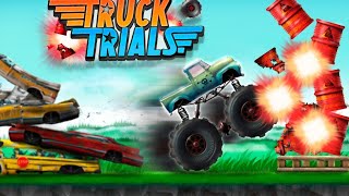 Truck Trials Gameplay tutorial - Simple tricks screenshot 1