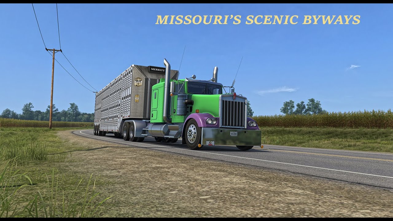 American Truck Simulator (Realistic Driving) | Missouri Byways Expedition | 4K