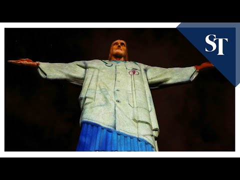 Rio's Christ the Redeemer dons doctor's coat to honour coronavirus medics