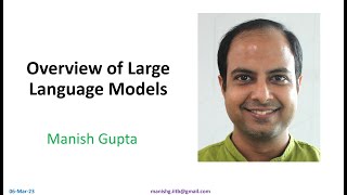 Overview of Large Language Models