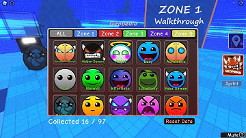 Roblox RETRO Find the Difficulty Faces Zone 1 Walkthrough [All Faces]