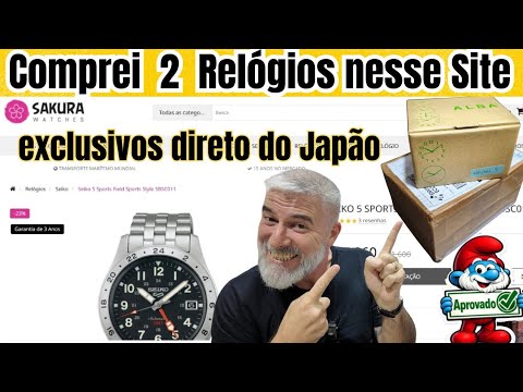 Sakura watches site Japonês: Relógios Exclusivos / até 30 % mais Baratos 